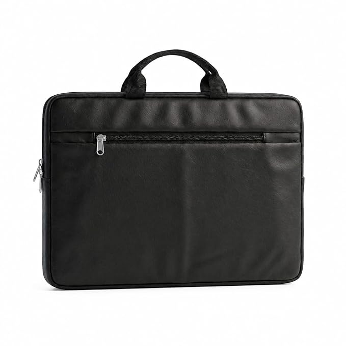 RB Shoppers Stylish Laptop Sleeve Bag | Durable Rexine Build | Zipper Closure | Perfect for Office, Travel & Daily Use | Fits up to 17 Inches