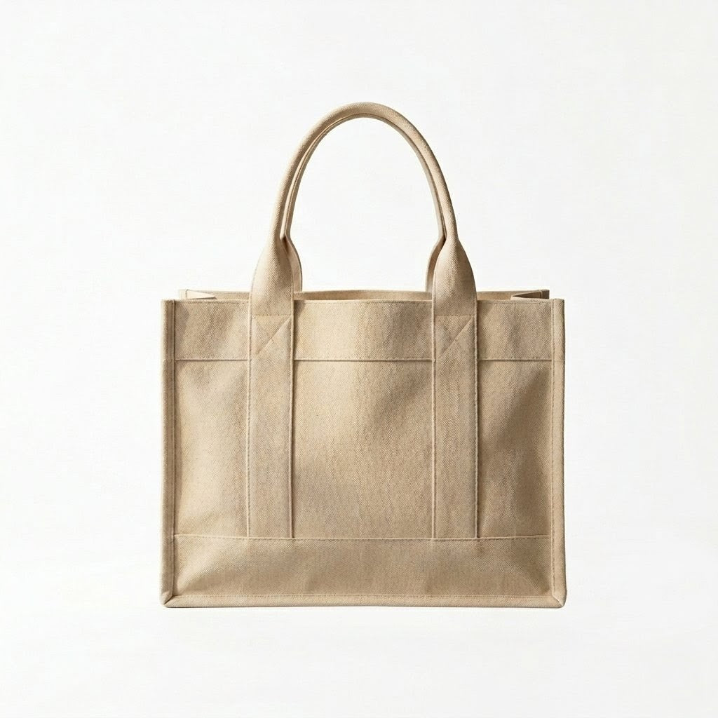 RB Shoppers White Tote Bag