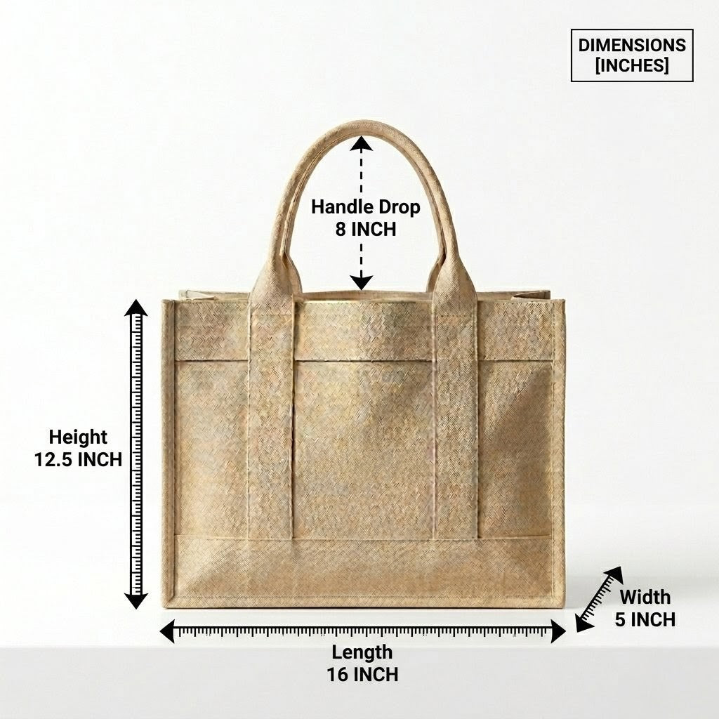 RB Shoppers White Tote Bag