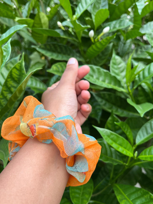 Scrunchie Orange