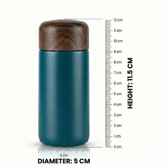 RB SHOPPERS Mini Cute Coffee Vacuum Flasks Thermos 150 ml Steel Flask (Pack of 1, Multicolor)