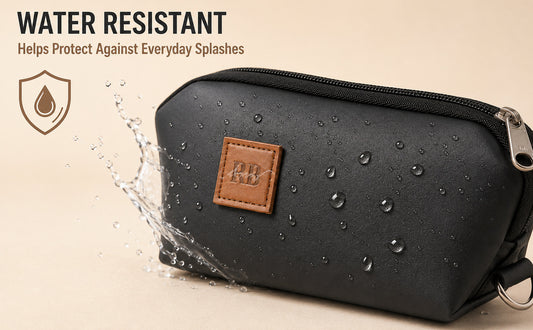 Premium Black Rexine Pencil Pouch & Multipurpose Organizer by RB Shoppers